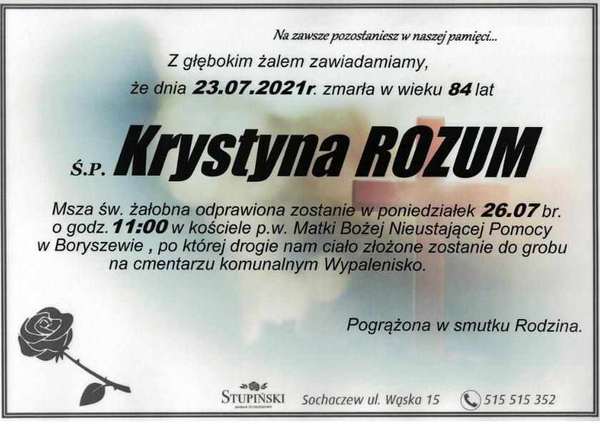 Krystyna Rozum