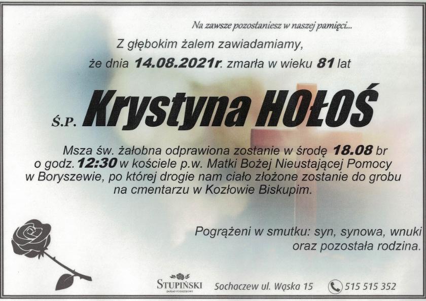 Krystyna Hołoś