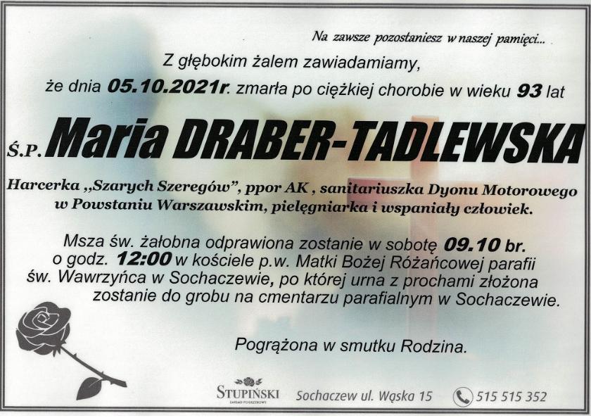 Maria Draber-Tadlewska