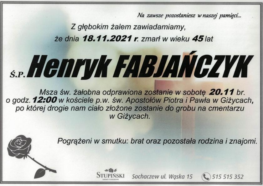 Henryk Fabjańczyk