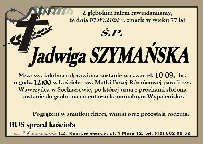 Jadwiga  Szymańska 