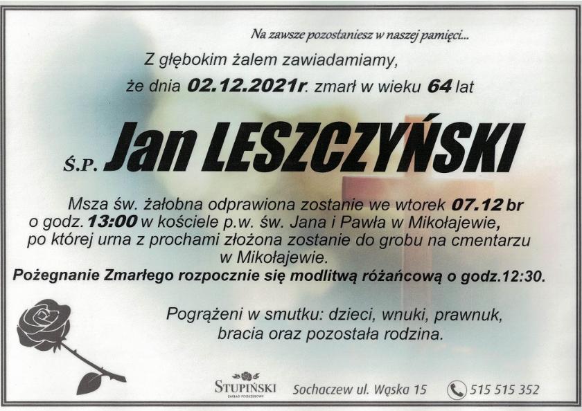 Jan Leszczyński