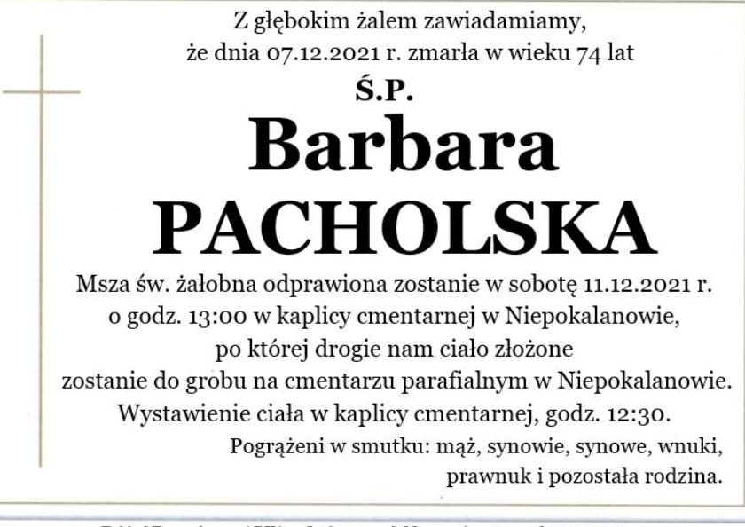 Barbara Pacholska