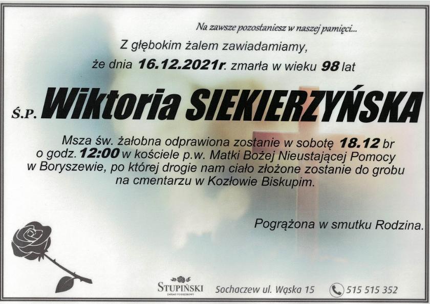 Wiktoria Siekierzyńska