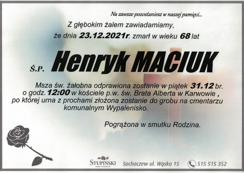 Henryk Maciuk