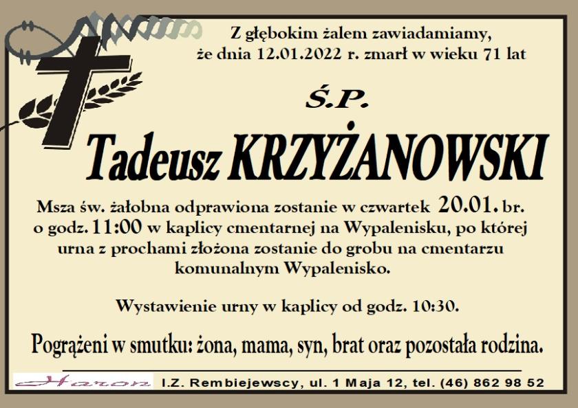Tadeusz Krzyżanowski