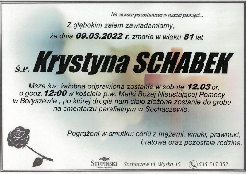 Krystyna Schabek