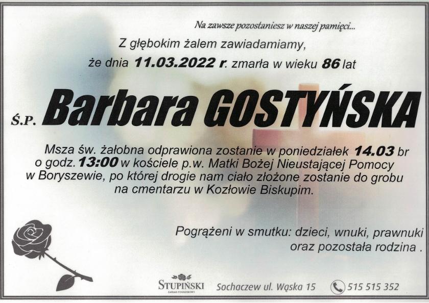 Barbara Gostyńska