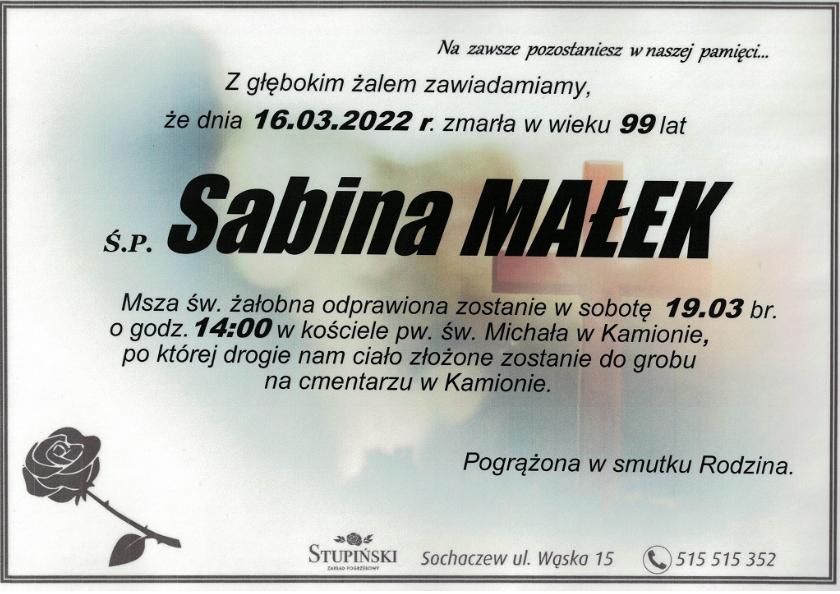 Sabina Małek
