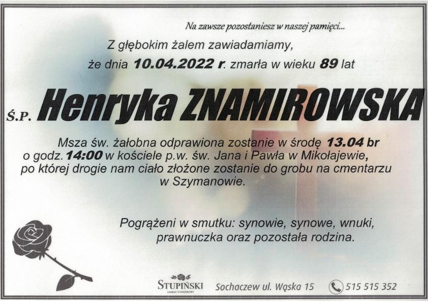 Henryka Znamirowska