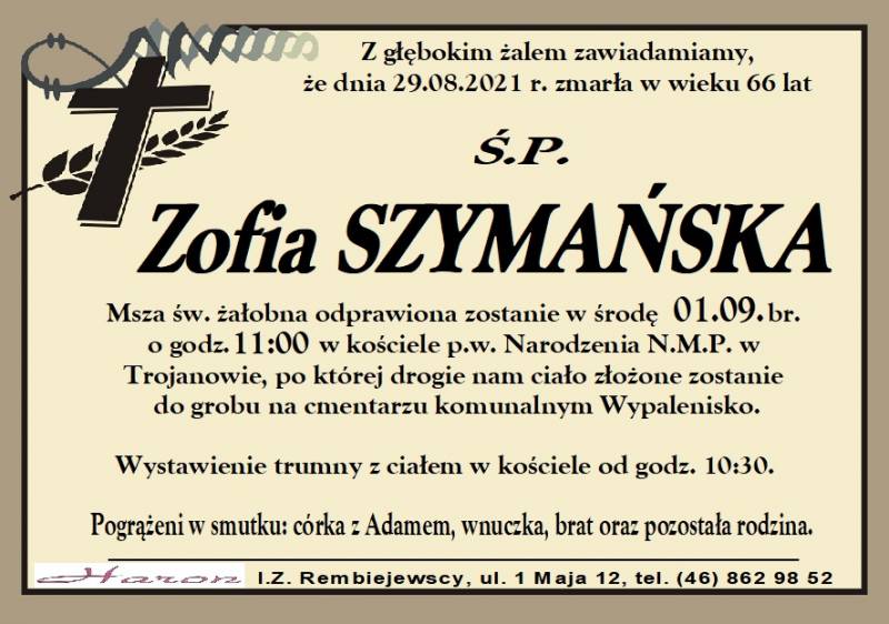 Zofia Szymańska 