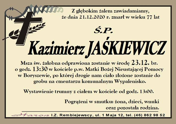 Kazimierz  Jaśkiewicz