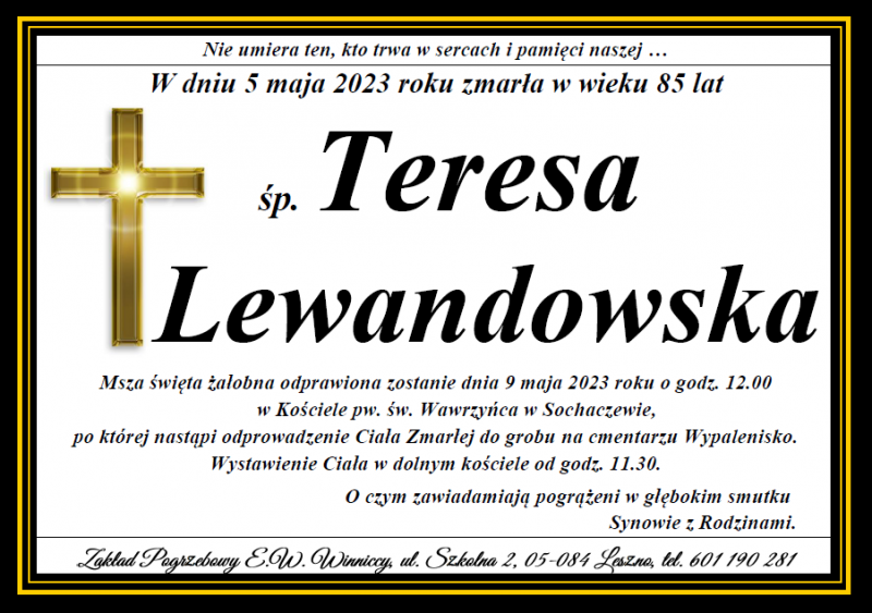 Teresa Lewandowska