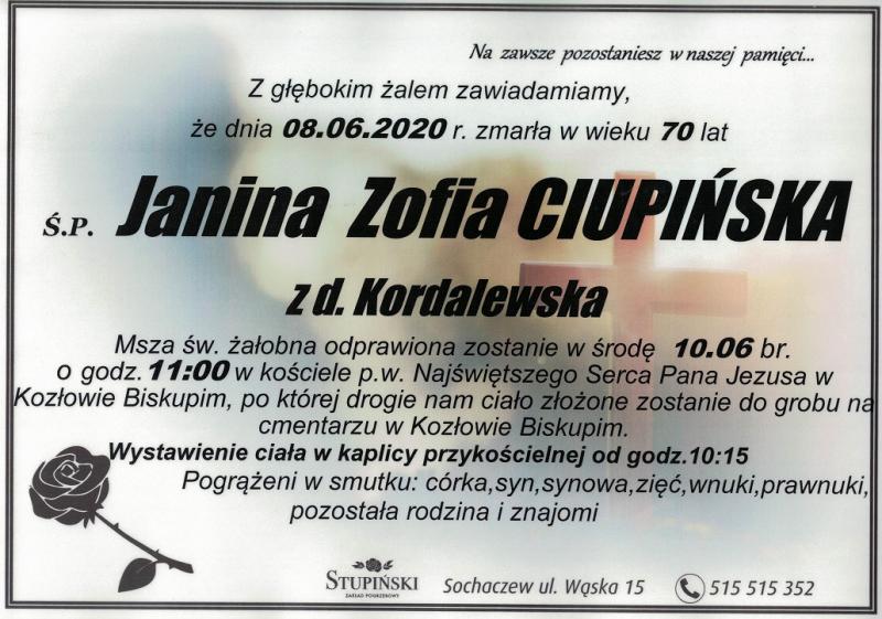 Janina Zofia Ciupińska