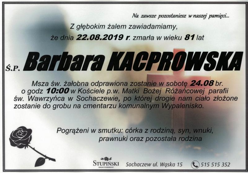 Barbara Kacprowska
