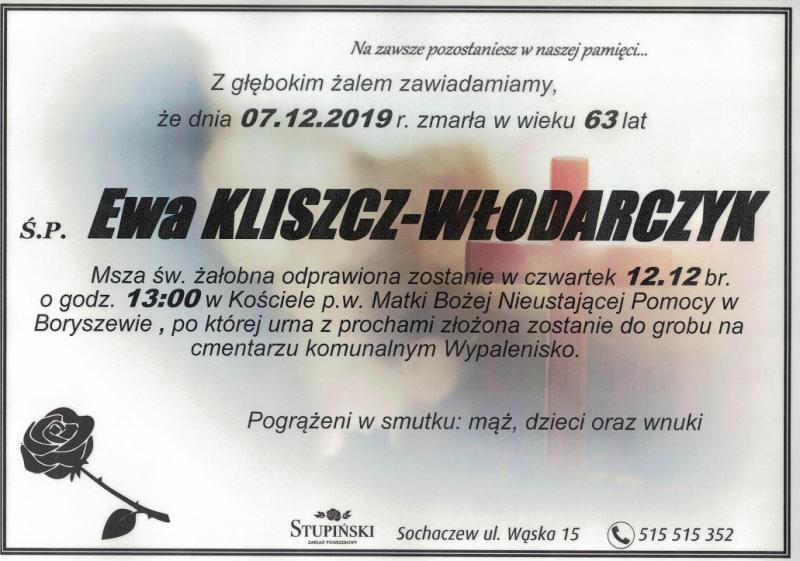 Ewa Kliszcz-Włodarczyk