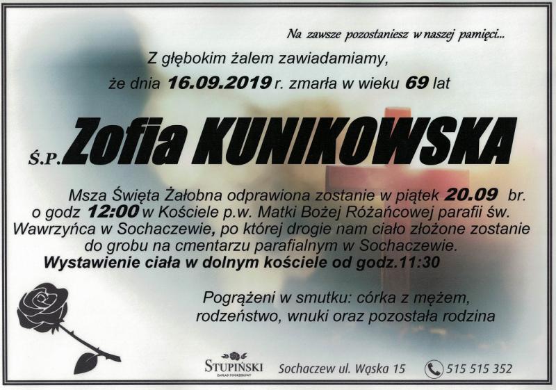 Zofia  Kunikowska