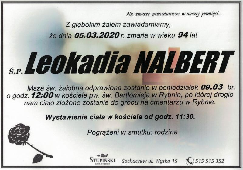 Leokadia Nalbert