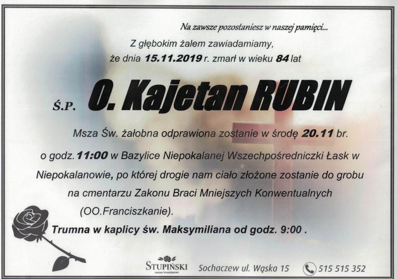 O. Kajetan Rubin