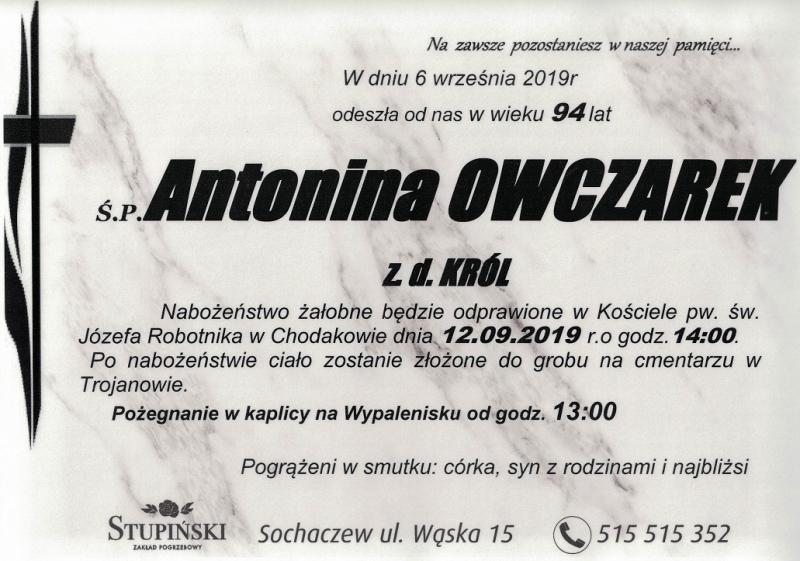 Antonina Owczarek