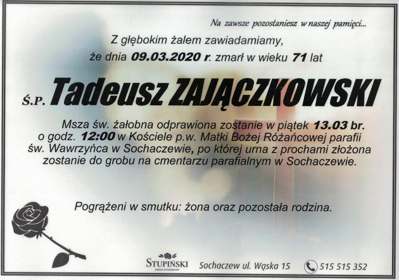 Tadeusz Zajączkowski