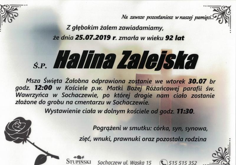 Halina Zalejska