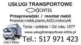 USŁUGI TRANSPORTOWE PRZEPROWADZKI...