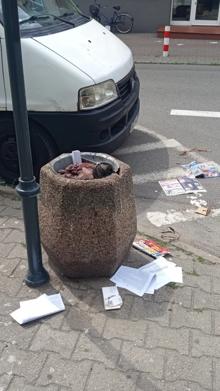 Problem z ulicznymi koszami w Sochaczewie