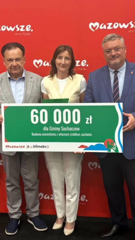 Gmina Sochaczew stawia na ekologię i oszczędności - nadchodzą latarnie z własnym zasilaniem