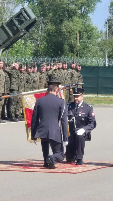 Zmiana warty na straży nieba - nowy dowódca sochaczewskich rakietowców