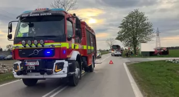 Kolejny niedzielny wypadek - tym razem w Wikcinku