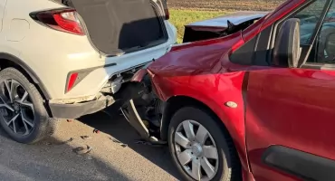 Jedna osoba została ranna w wyniku wypadku w Dzięglewie 