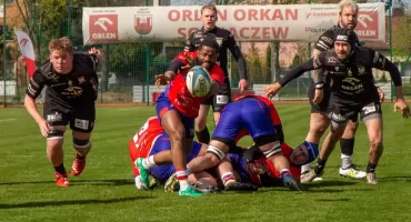 Orlen Orkan Sochaczew wygrywa pewnie i walczy o finał Ekstraligi rugby