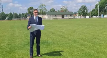 Gmina Rybno pozyskała 50 tys. zł dofinansowania na wykonanie nawadniania płyty boiska