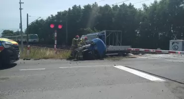 Wypadek na przejeździe w Witanowie. Pociągi nie kursują między Teresinem a Błoniem