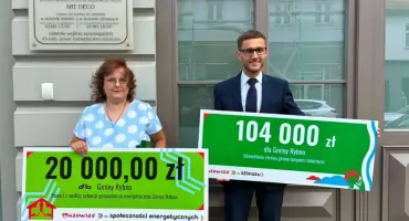 Kolejne dofinansowania dla Gminy Rybno na lampy solarne i raport energetyczny 